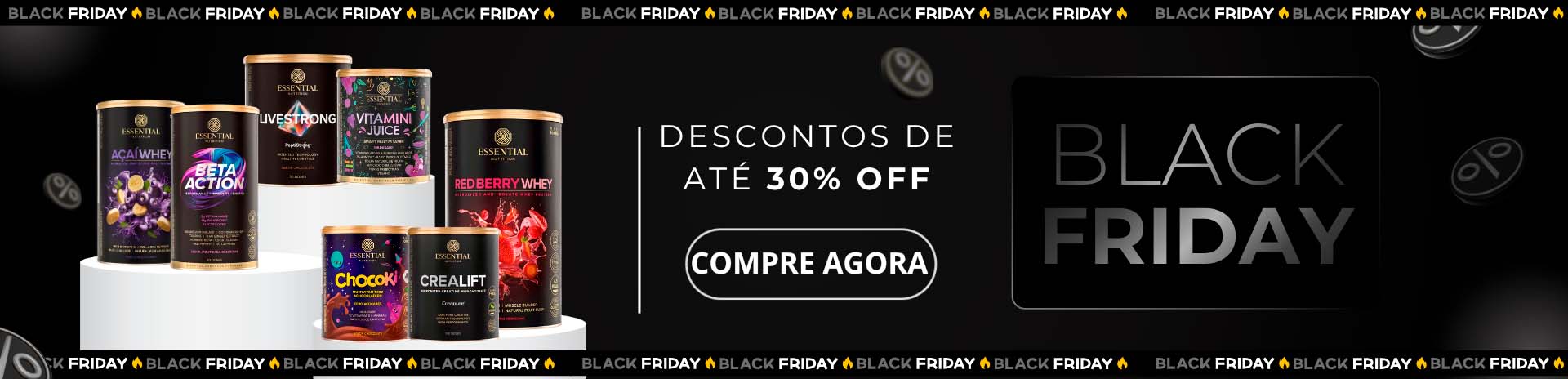 Banner principal essential black friday