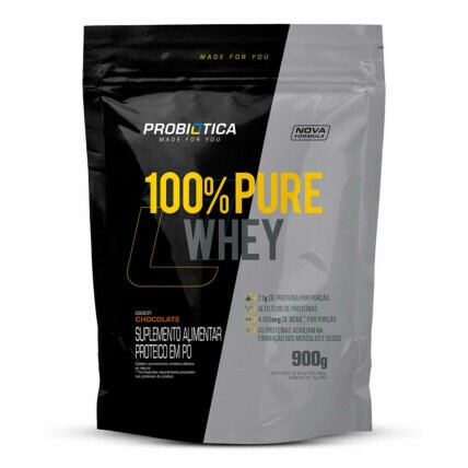 100% Pure Whey Refil 900g Probiotica