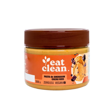 Pasta de Amendoim 300g Cacau Nibs Eat Clean