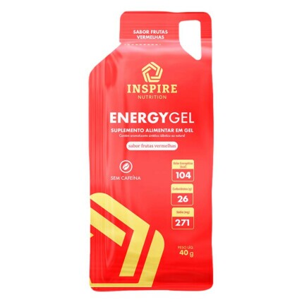 Energy Gel Frutas Vermelhas S/ Caféina Inspire Nutrition