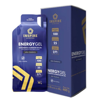Energy Gel 40g Sem Cafeína Inspire Nutrition
