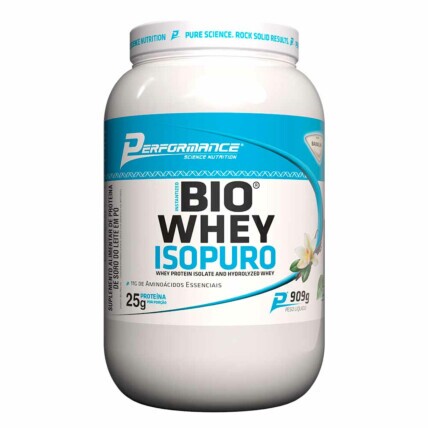 Bio Whey Isopuro 900g Baunilha Performance