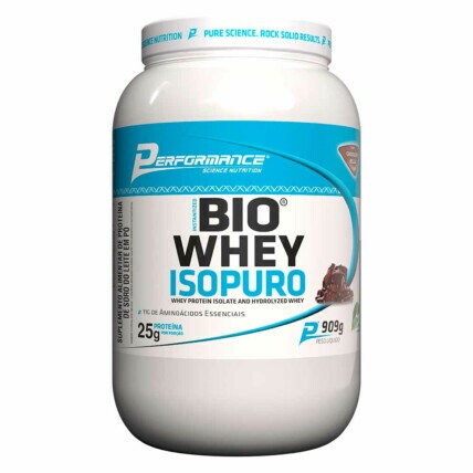 Bio Whey Isopuro 900g Chocolate Belga Performance
