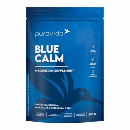 BLUE CALM 250G LIMAO CAMOMILA MARACUJA E SPIRULINA AZUL