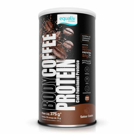 BODY PROTEIN COFFEE 375G CACAU EQUALIV