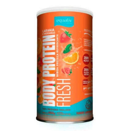 Body Protein Fresh 450g Laranja Morango Equaliv