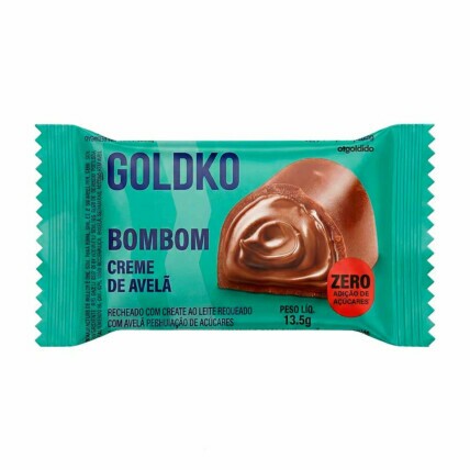 Bombom Creme De Avelã 13,5g Goldko