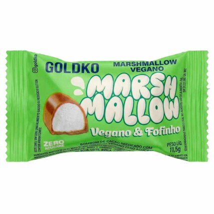 Bombom Marshmallow 11,5gAo Leite Vegano Goldko