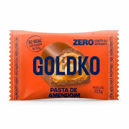 Bombom 13,5g Pasta De Amendoim Goldko