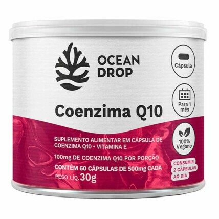 Coenzima Q10 60 Caps 500mg Ocean Drop