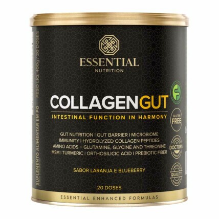 Collagen Gut 400g Laranja E Blueberry Essential Nutrition
