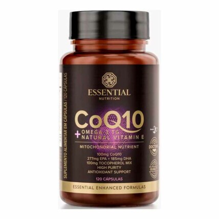 Coq10 Omega 3 TG + Vit E 120 Caps Essential