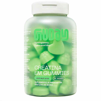 Creatina 60 Gomas Maça Verde Guday