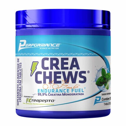 Creatina Monohidratada Crea Chews 100 Caps Peppermint Performance