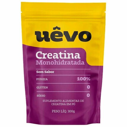 Creatina Monohidratada Refil 300g Uêvo