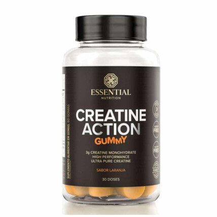 Creatine Action 60 Gomas Laranja Essential