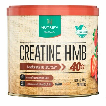 Creatine Hmb 390g Morango Nutrify