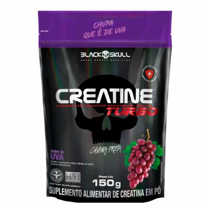 Refil Creatine Turbo Uva 150g Black Skull