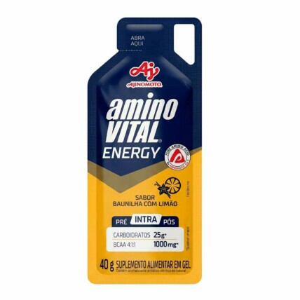 Energy Gel Baunilha Com Limão Amino Vital