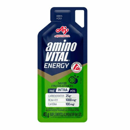 Energy Gel Frutas Citricas C/ Cafeina Amino Vital