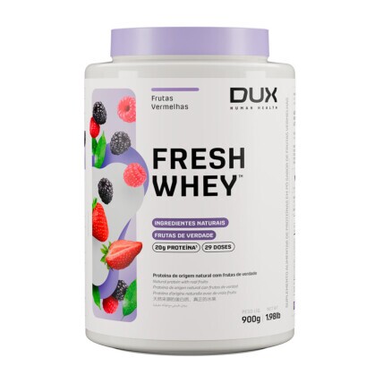 FRESH WHEY 900G FRUTAS VERMELHAS DUX HUM