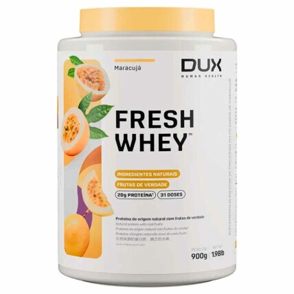 FRESH WHEY 900G MARACUJA DUX NUTRITION
