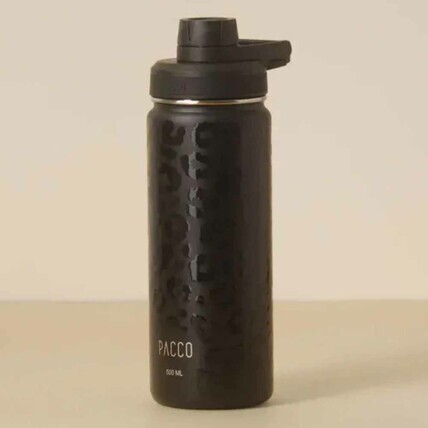 Garrafa Termica HydraV2 500ml Leopard Preta Pacco