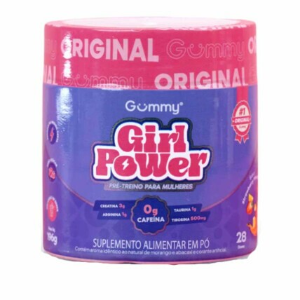 Girl Power Non-Stimulant Sem Cafeina 196g Gummy