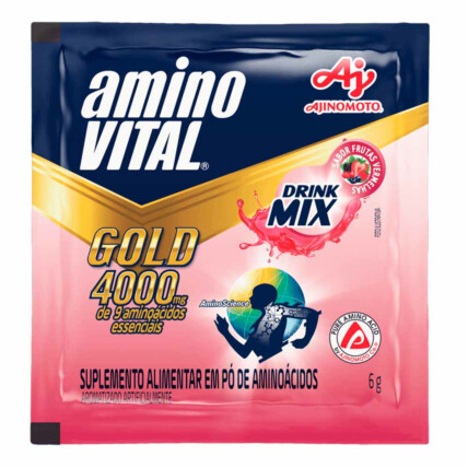 Gold Drink Sachê 6g Frutas Vermelhas Amino Vital