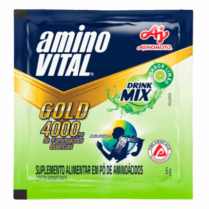 Gold Drink Sachê 6g Limão Amino Vital