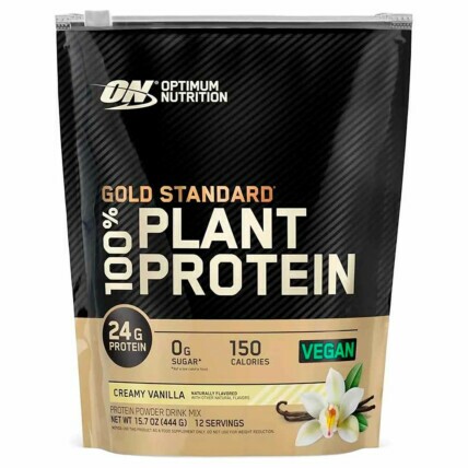 Proteína Vegetal Gold Plant Refil 100% 444g Baunilha Optimum