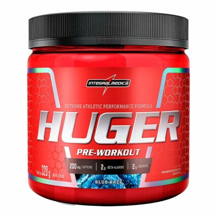 Pré Treino Huger Blue Razz 320g Integralmedica
