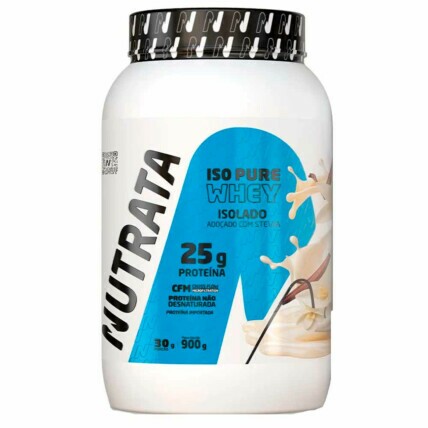 WHEY PROTEIN ISOLADO 900G CREME BAUNILHA NUTRATA