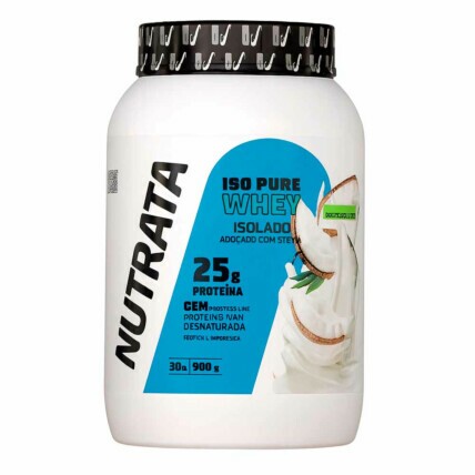 WHEY PROTEIN ISOLADO 900G CREME COCO NUTRATA