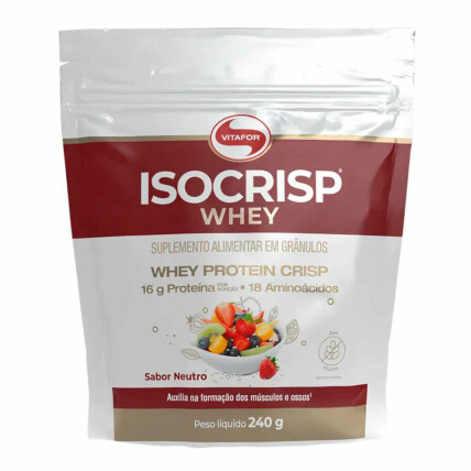 ISOCRISP WHEY POUCH 240G NEUTRO - VITAFO