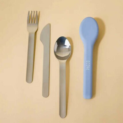 Kit Talheres Pocketset Lavanda Pacco