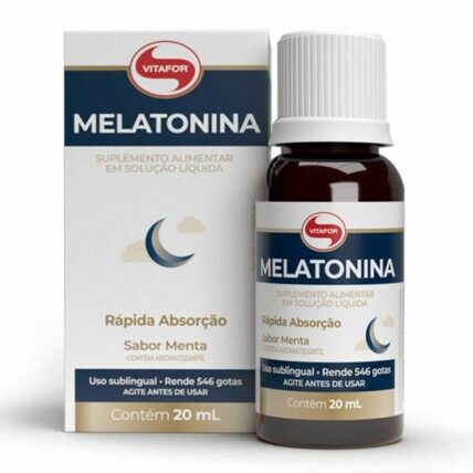MELATONINA 20ML MENTA - VITAFOR