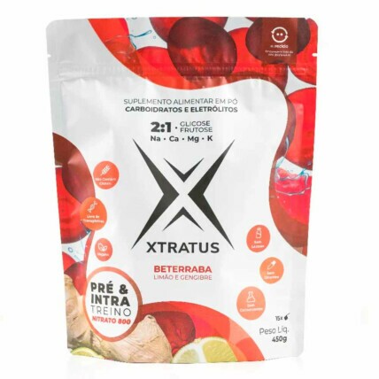Nitrato 800 450g Beterraba Limão E Gengibre Xtratus