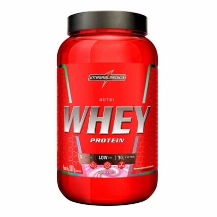 Nutri Whey Protein 900g Morango Integralmedica