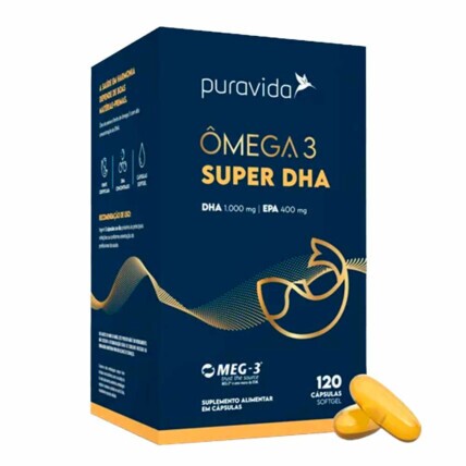 Omega 3 Super Dha 120caps Puravida