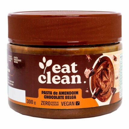 Pasta de Amendoim 300g Choco Belga Eat Clean