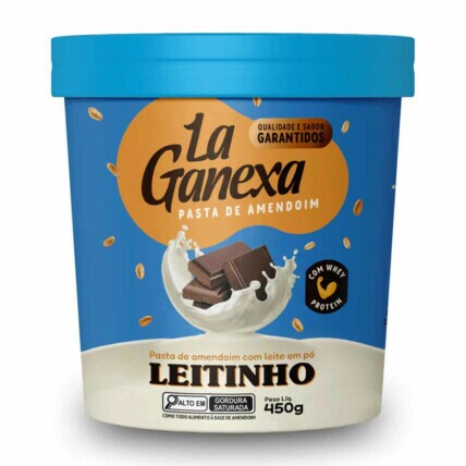 Pasta De Amendoim 450g Leitinho La Ganexa