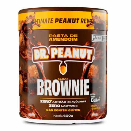 Pasta De Amendoim 600g Brownie Dr Peanut