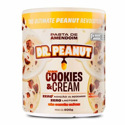 Pasta De Amendoim 600g Cookies Cream Dr Peanut