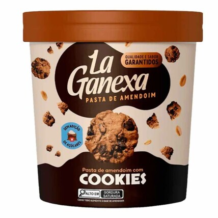 Pasta De Amendoim 1kg Cookies Cream La Ganexa