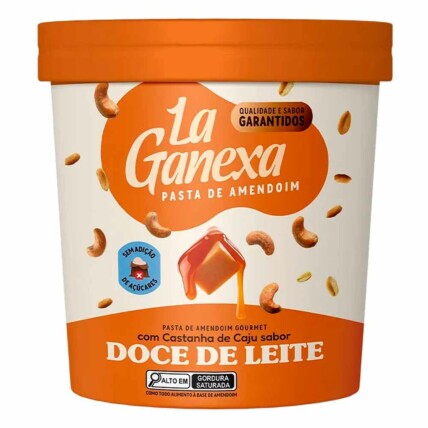 Pasta de Amendoim 1kg Doce De Leite La Ganexa