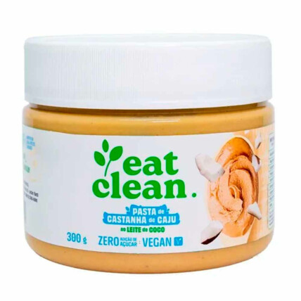 Pasta de Caju 300g Leite de Coco Eat Clean