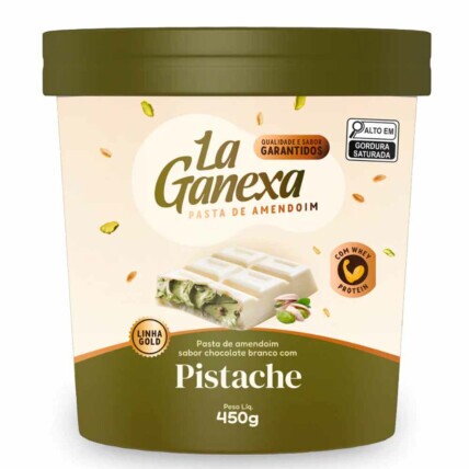 Pasta De Amendoim 450g Pistache La Ganexa