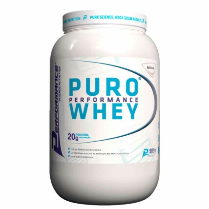 Puro Whey Protein Concentrado 900g Natural Performance