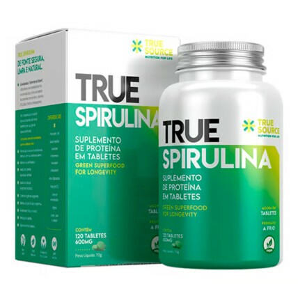 TRUE SPIRULINA 600MG 120CPS - TRUE SOUR